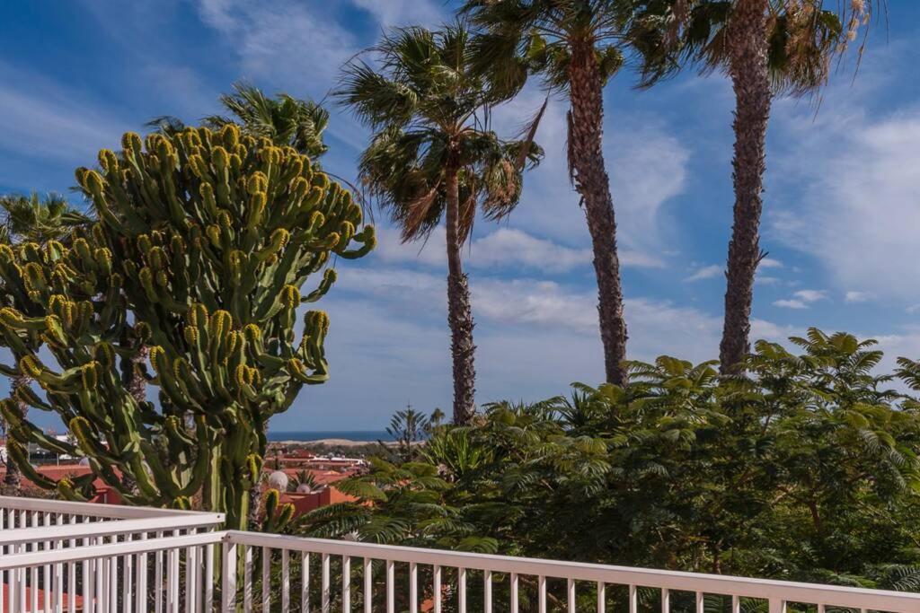 Dúplex con jardín y buenas vistas Maspalomas  Exterior foto