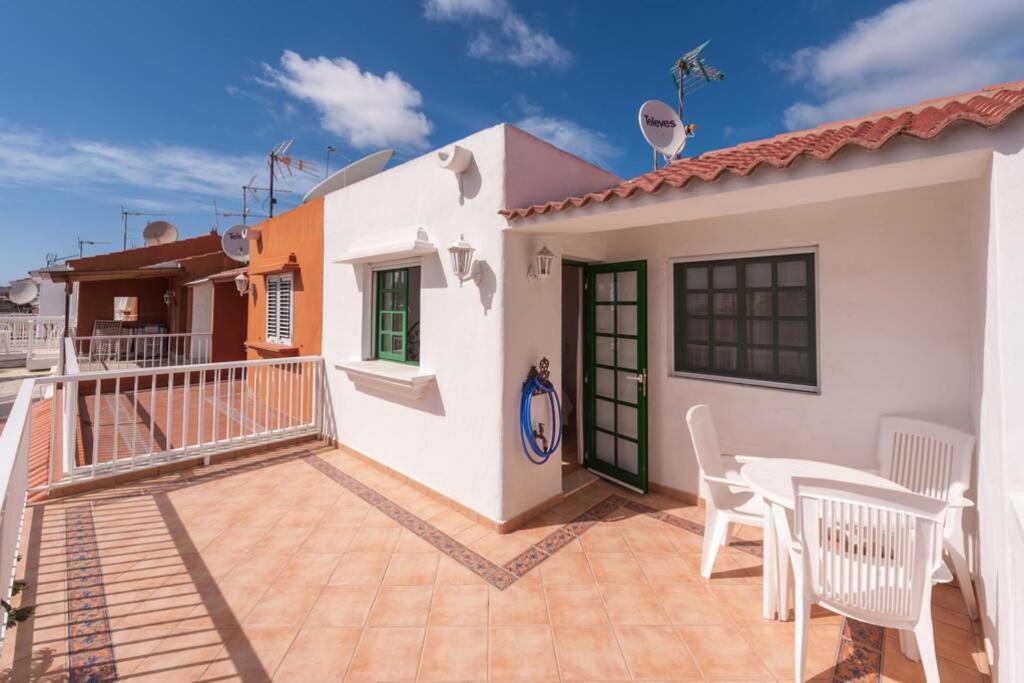 Dúplex con jardín y buenas vistas Maspalomas  Exterior foto